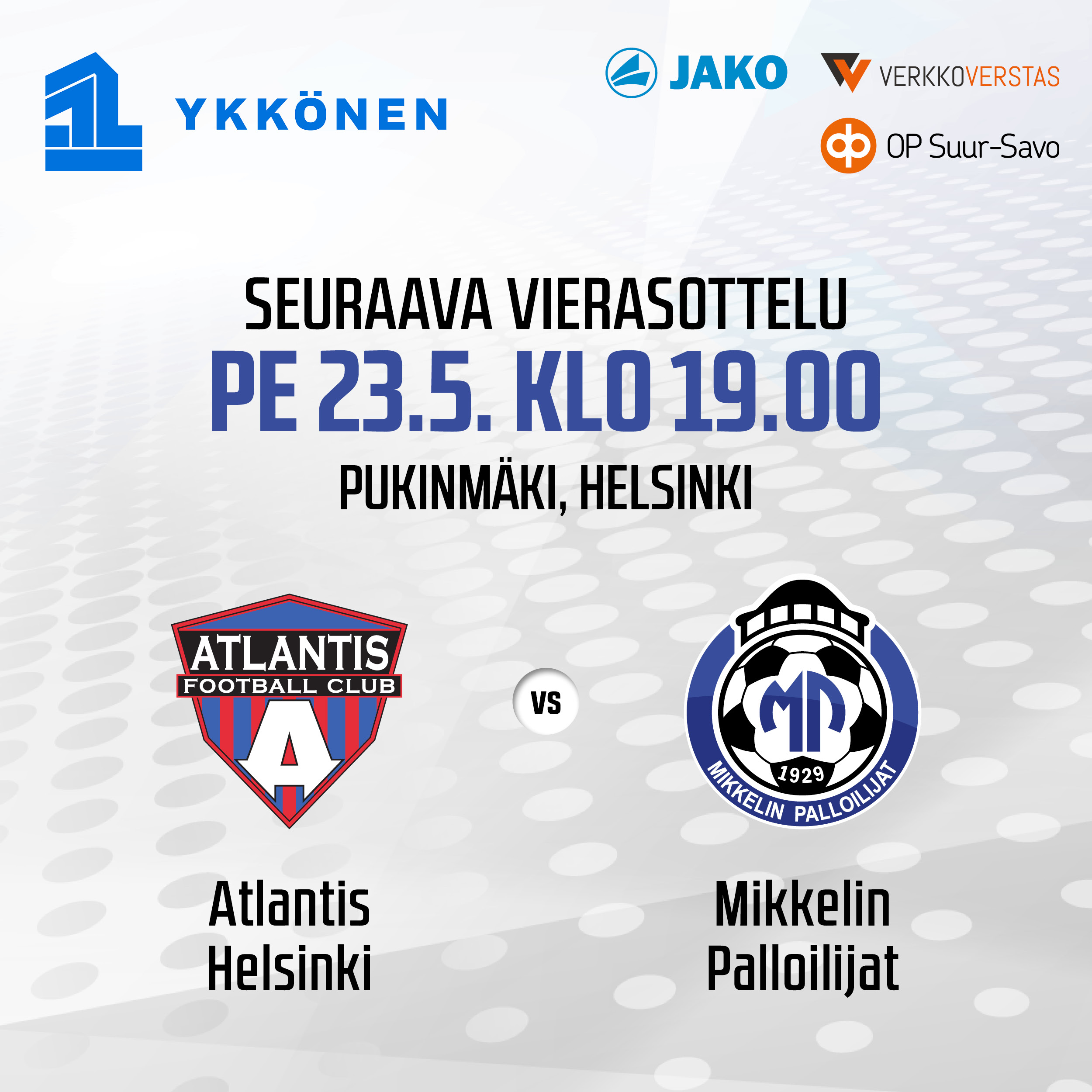 Visulahti -ENNAKKO: MP tänään Atlantiksen vieraana | Mikkelin Palloilijat